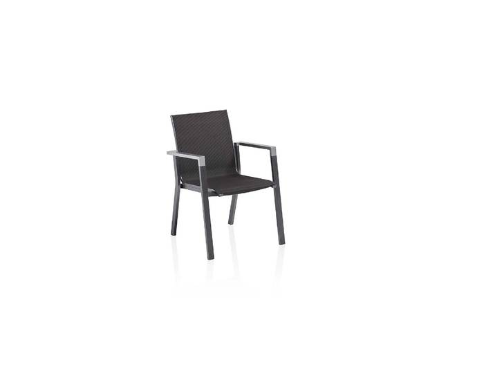 2er Set Kettler Rasmus Stapelsessel Aluminium/Outdoorgewebe