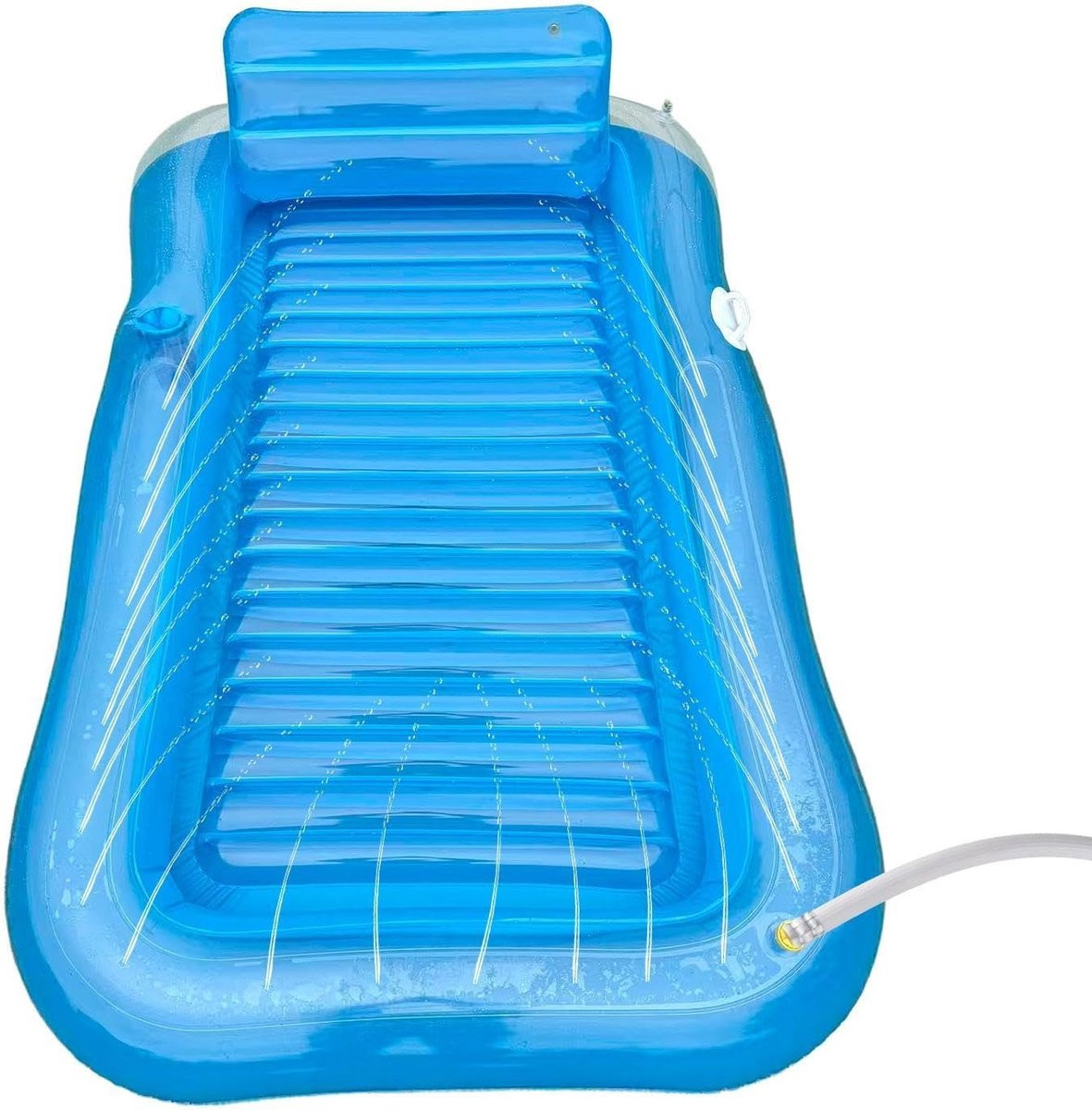 Opblaasbaar Loungemeubel Waterbed Vlotter met Geïntegreerde Bekerhouder - 180 x 120 cm - Meerdere Kleuren