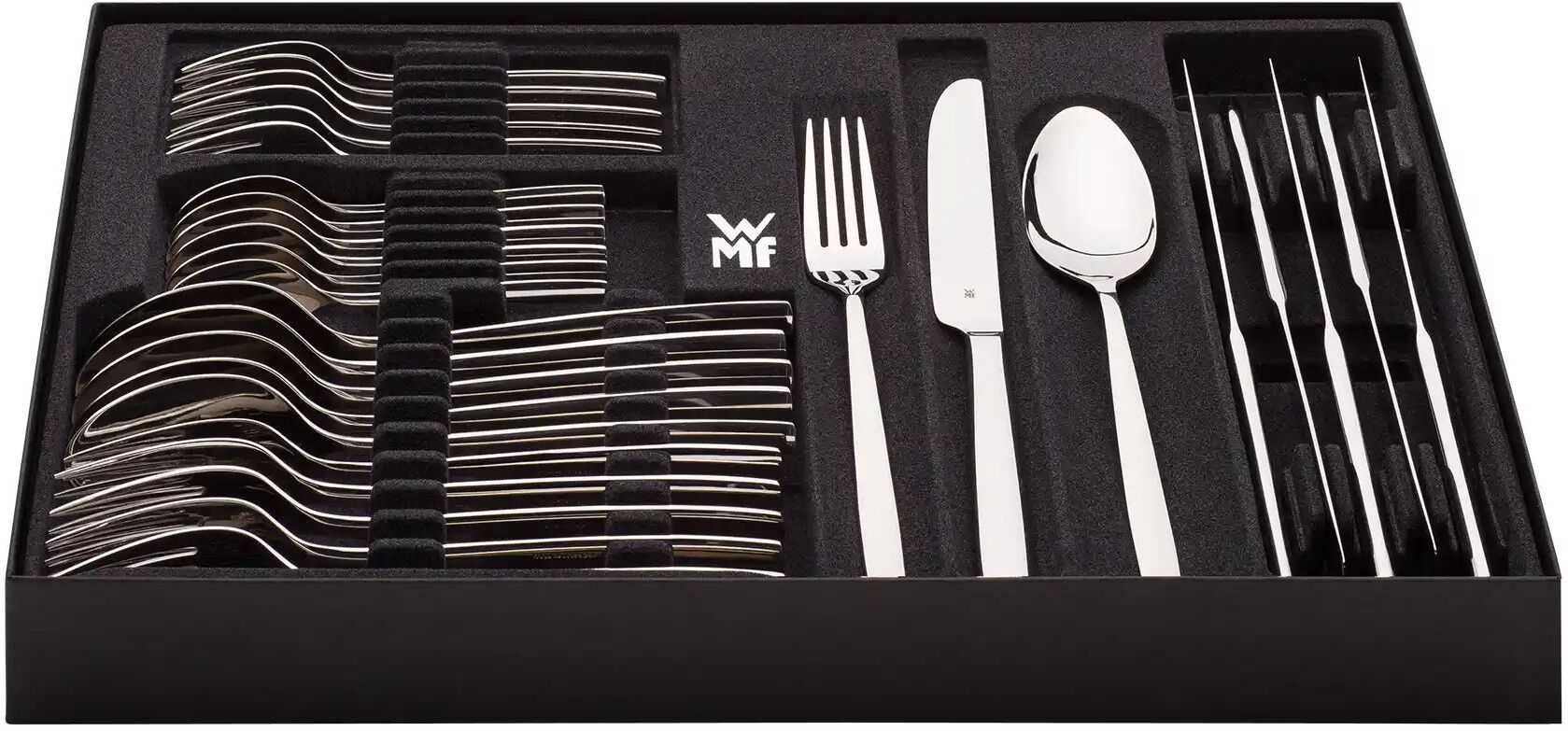WMF Besteckset 30-teilig  Palma ¦ silber ¦ Edelstahl