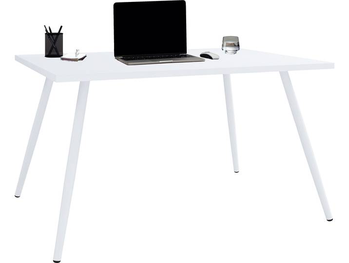 Skrivebord Computerbord Kontorbord Skandanivischer Retro Look Salia 110x50 cm