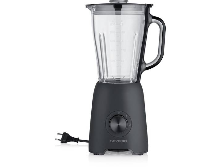 Severin SM 3722 Blender – 600W – 1\,5 Liter – 2 Snelheden + Pulse – Zwart