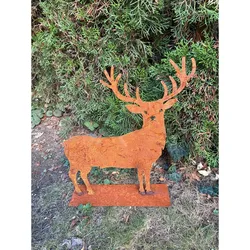 Rost Deko Hirsch Henri, 40 cm - eine imposante Erscheinung!