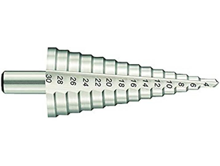 Foret HSS conique étagé Goujures droites T Line Ø 4>30Mm