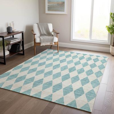 Addison Rugs Machine Washable Indoor/ Outdoor Chantille Diamonds Rug