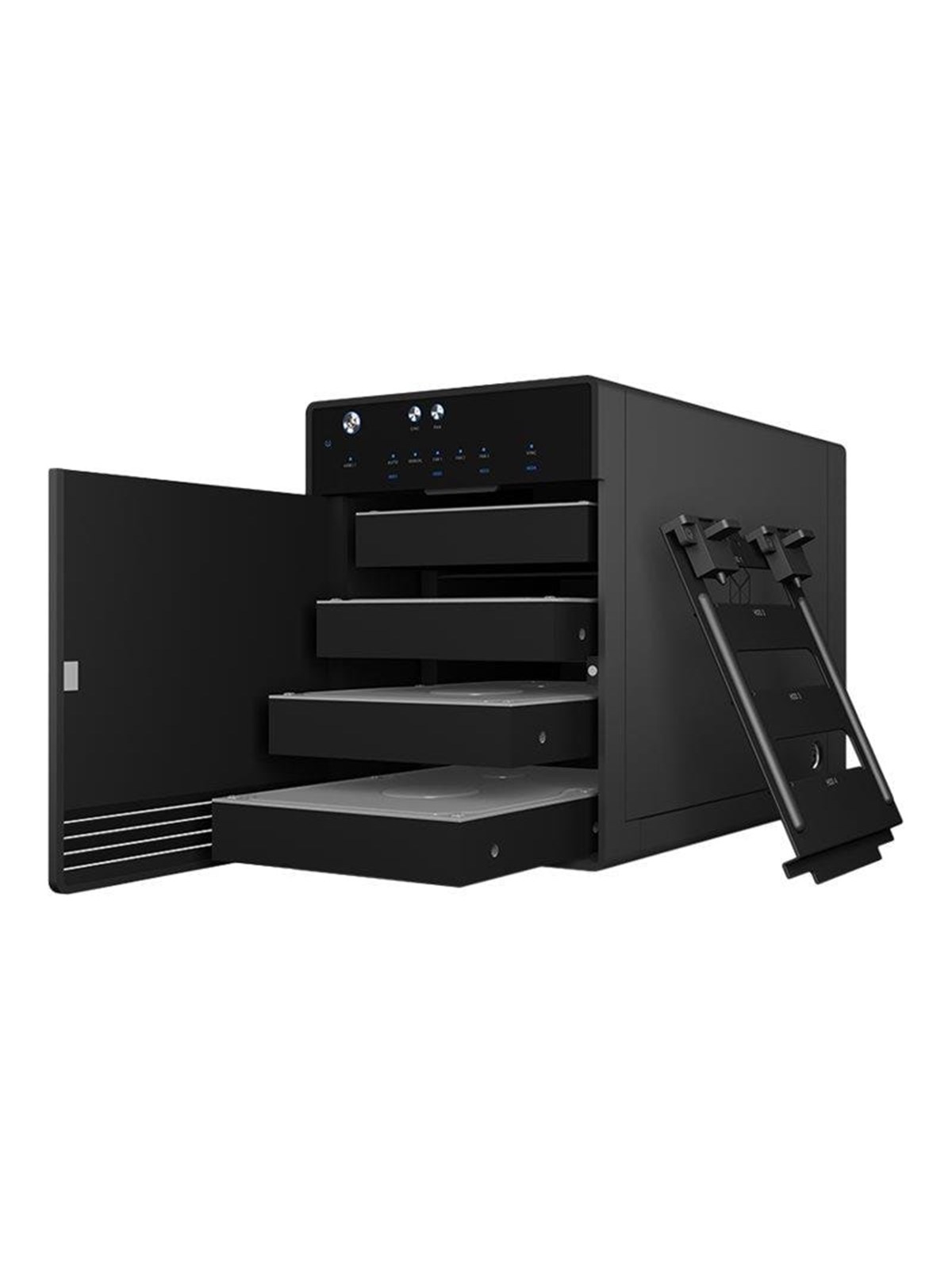 ICY BOX IB-3740-C31 4-Bay SATA JBOD Storage Array with USB 3.1 (Gen 2) Type-C