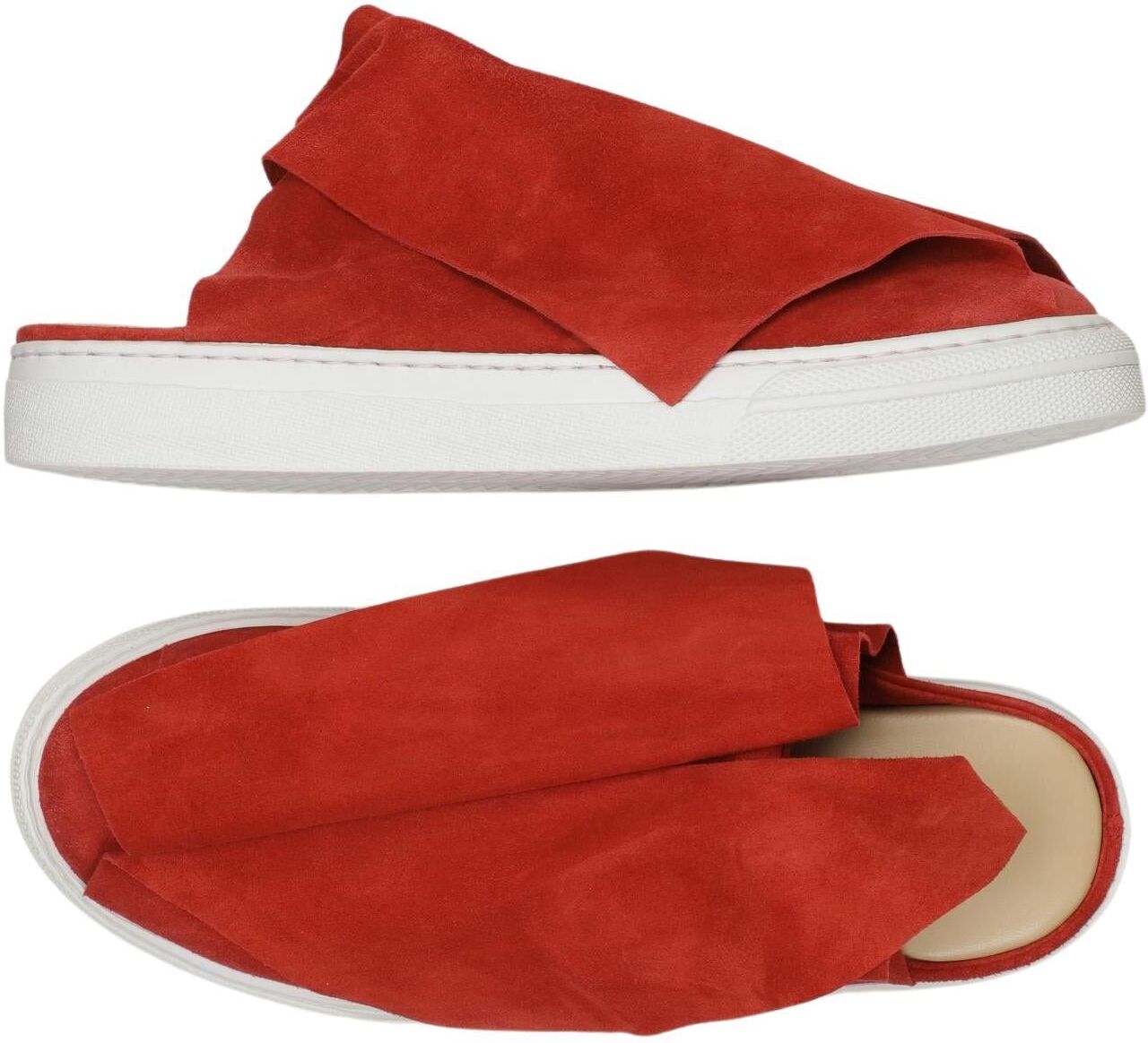 Ports 1961 Damen Sandalen, Rot, Gr. EU 36, Leder - Second Hand