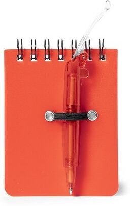 Carnet publicitaire mini Duxo polypropylène (PP) rouge