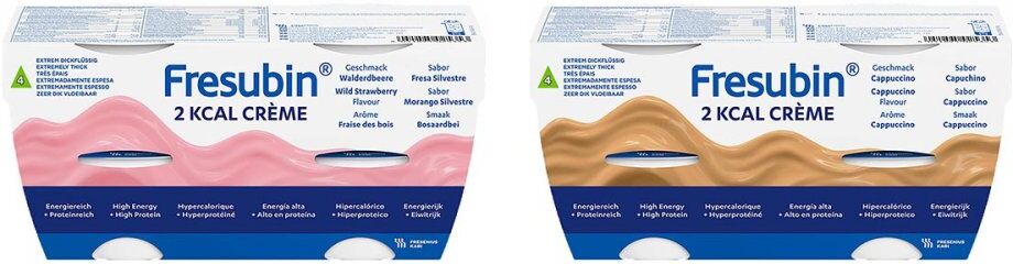 Fresubin 2 Kcal Creme Walderdbeere + Cappuccino   Aufbaunahrung 8x125g