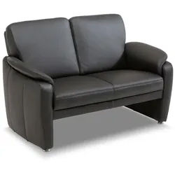 Polsteria Sofa Bornholm Leder Schwarz