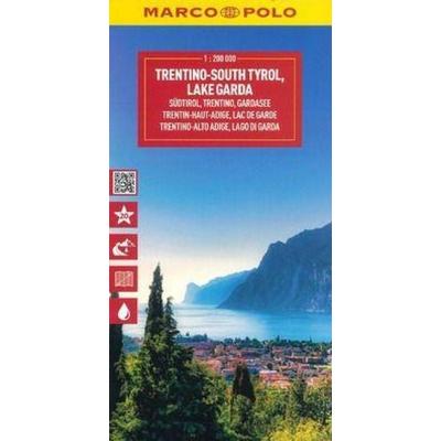 Trentino Alto Adige, lago di Garda 1:200.000, Karte von , Marco Polo