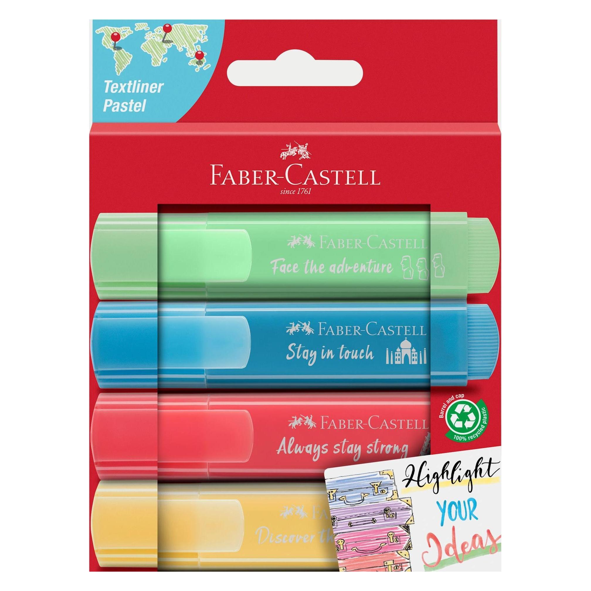 Faber-Castell PASTELL - Textmarker (4x) (254625)