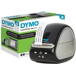 DYMO® LabelWriter™ 550 turbo, Etikettendrucker für bis zu 90 Etiketten/Minute, USB & Ethernet, 300 dpi. Thermodirekt, für Etiketten bis 60mm Breite