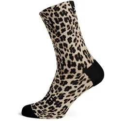SOX FOOTWEAR Socken Golden Leopard Crew Socks M | 38-42