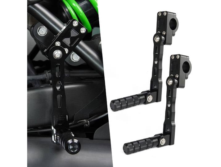 Repose-pieds réglables pour Harley Davidson Road King Street, repose-pieds d'autoroute, kits de montage, XL883N, Sportster, Fat Bob, ocia, 32mm