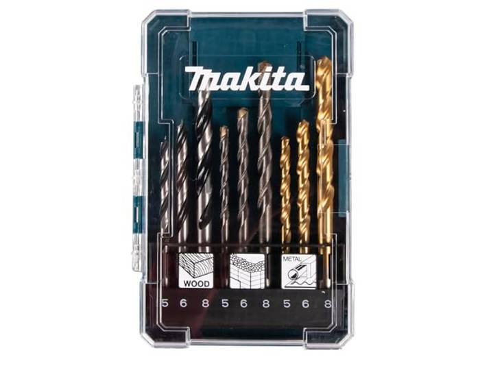 Makita D-71962 9-delige boorset