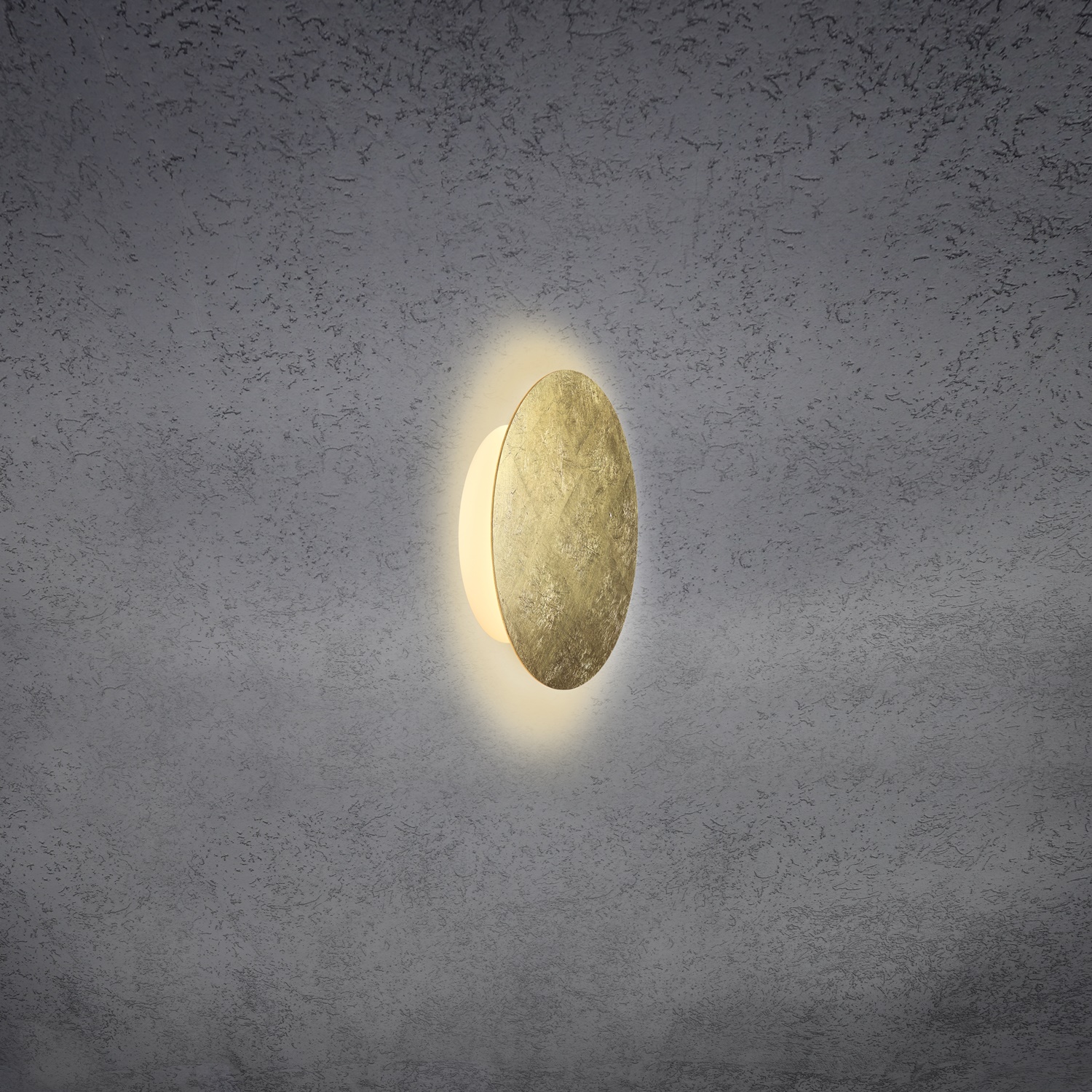 Escale LED-Wand-/Deckenleuchte BLADE MINI 18cm Blattgold 86660109 4011895495730
