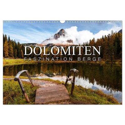 Die Dolomiten - Faszination Berge (Wandkalender 2027 DIN A3 quer), CALVENDO Monatskalender
