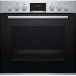 Bosch Hausgeräte HND415GS61, Backofen + Herd Einbau, Silber