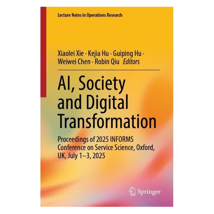 Springer AI, Society and Digital Transformation (Englisch, Hardcover, Guiping Hu, Kejia Hu, Robin Qiu, Weiwei Chen, Xiaolei Xie) (64847539)