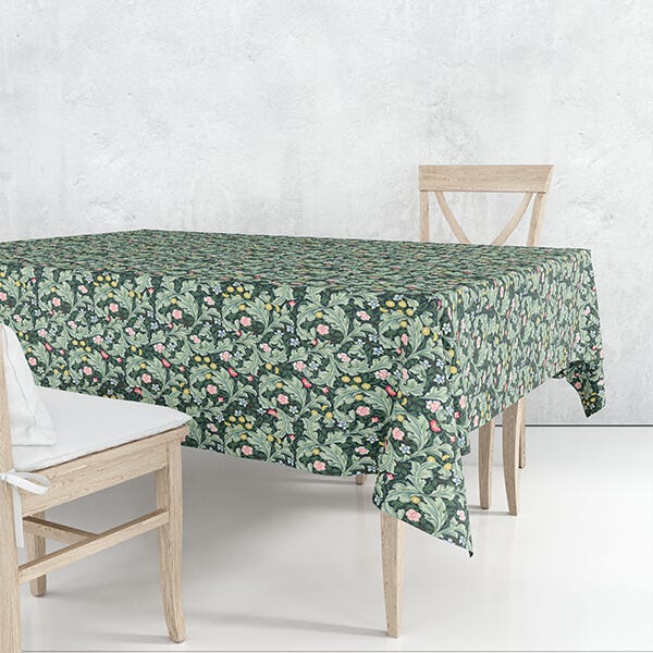 William Morris Leicester 132cm x 178cm Fabric Tablecloth