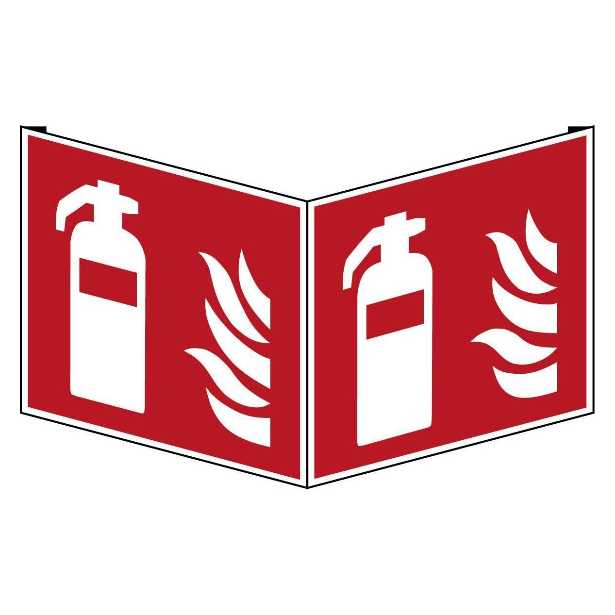 Brady ISO-Sicherheitsschild - Feuerlöscher (PIC F001-203X203-VPVC-CRD/1)