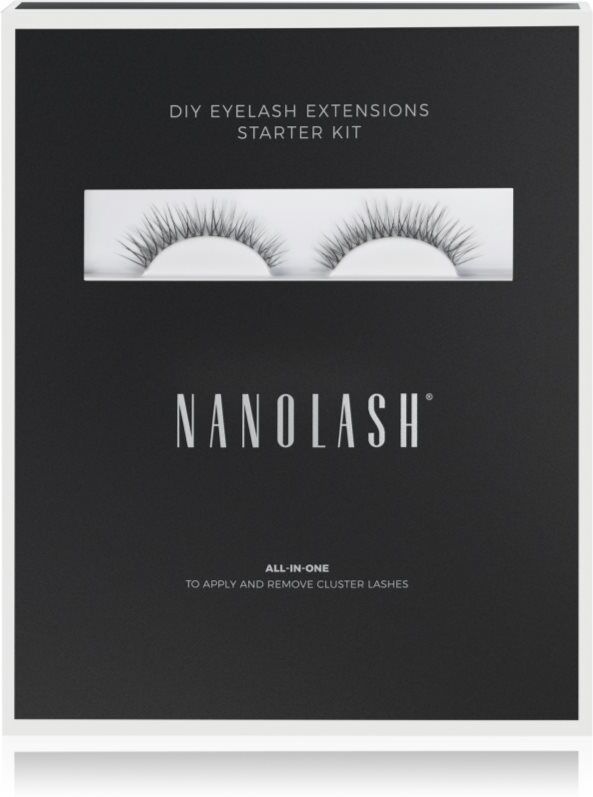 Nanolash DIY Starter Kit Set zur Wimpernverlängerung für zu Hause Innocent