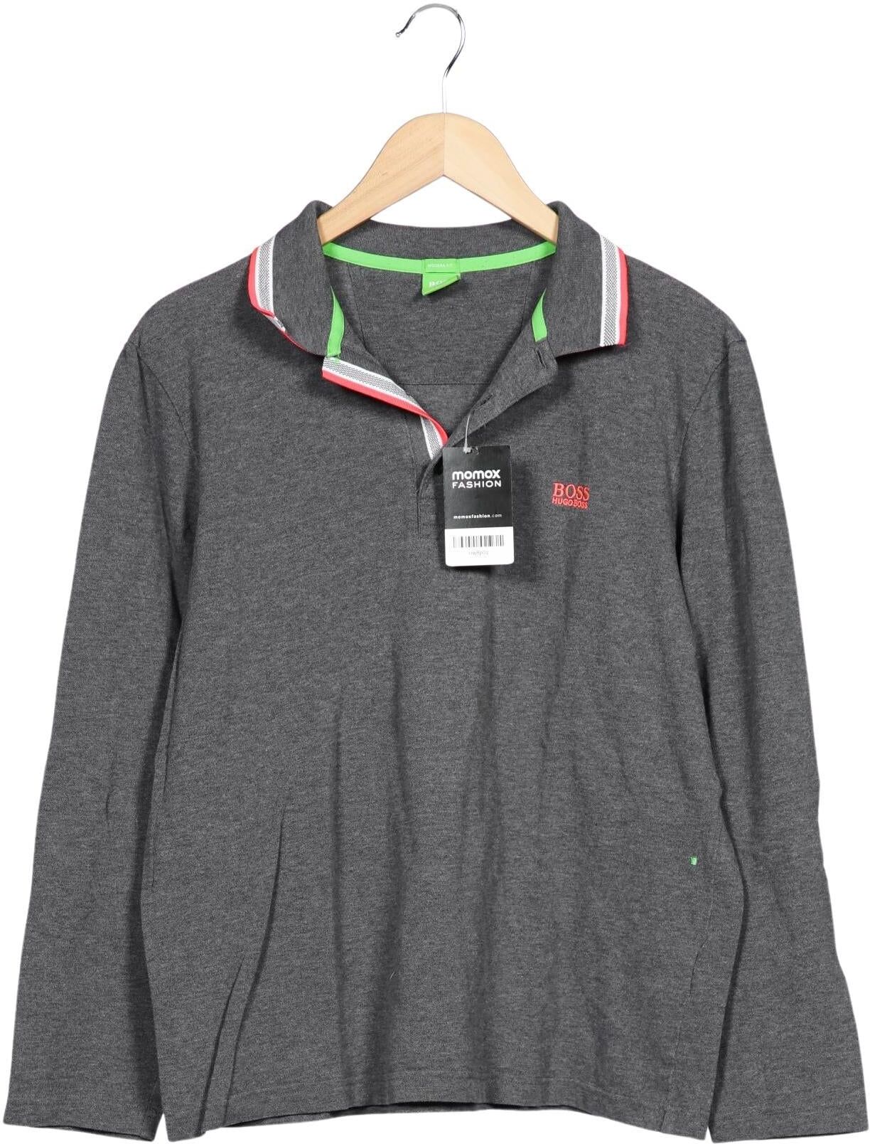 Boss Green Herren Poloshirt, Grau, Gr. XL, Baumwolle - Second Hand