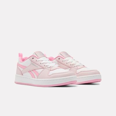 Sneaker REEBOK CLASSIC "REEBOK ROYAL PRIME 2.0", Jungen, Gr. 35, rosa (weiß, elemental pink, expressive pink), Synthetik, Textil, Schuhe Sneaker