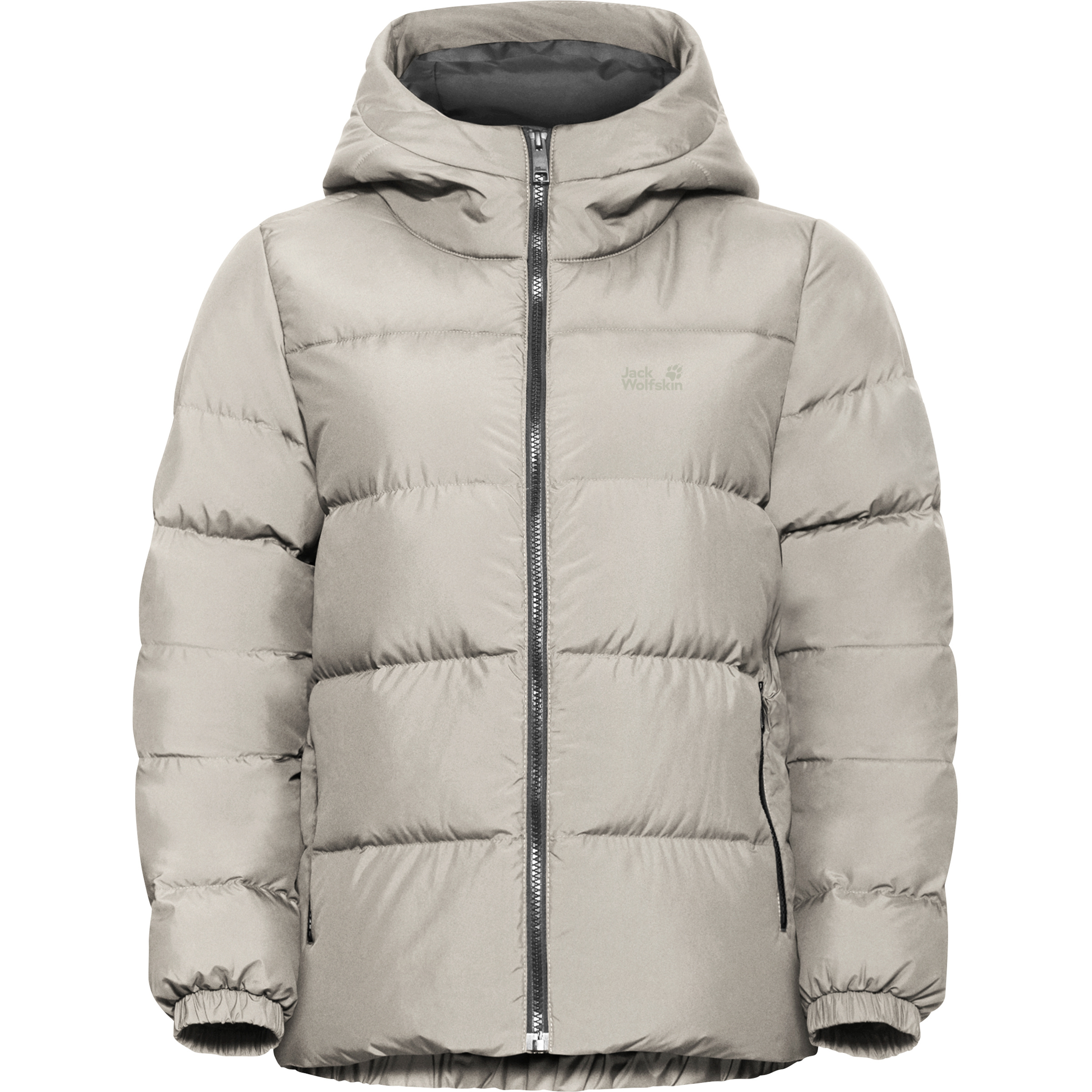 Jack Wolfskin Frozen Palace Damen Isolationsjacke beige Größe S Lifestyle Isolierend Wasserabweisend