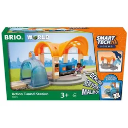 BRIO Smart Tech Sound Bahnhof mit Action Tunnel