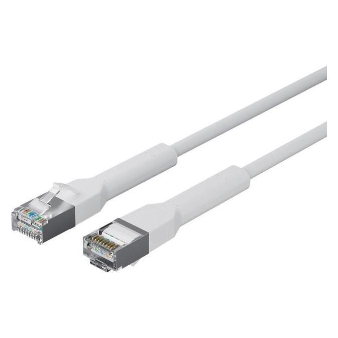 Lanview Network Cable CAT6A U/FTP (CAT6a, 0.25 m) (LV-6AFTP-FLEX-ANG-0025W-S)