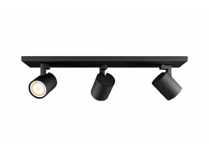 Philips Hue White Ambiance Runner Dreier-Spot – Deckenlampe/Wandlampe – schwarz