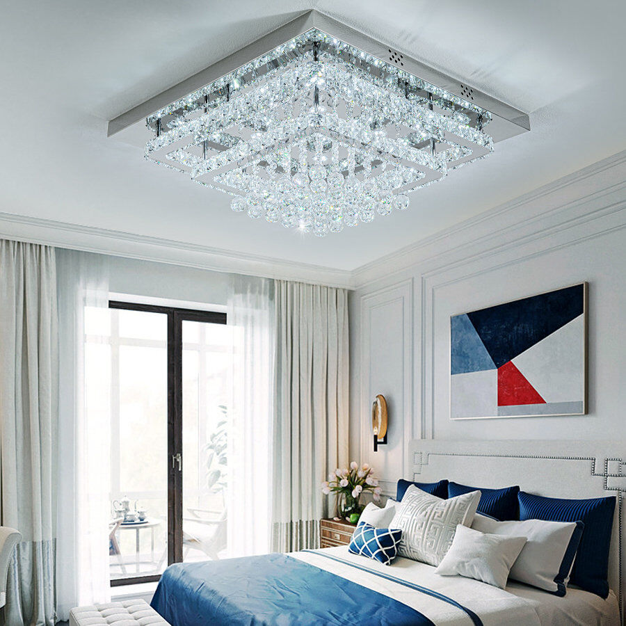 Mercer41 Michaella LED Semi Flush Mount Silver 20cm H X 60cm W X 60cm D