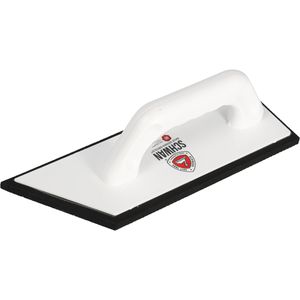 Schwan Reibebrett 274327, Zellkautschuk-Fugenbrett, 9 x 27 cm, aus Kunststoff, Moosgummibelag 10 mm