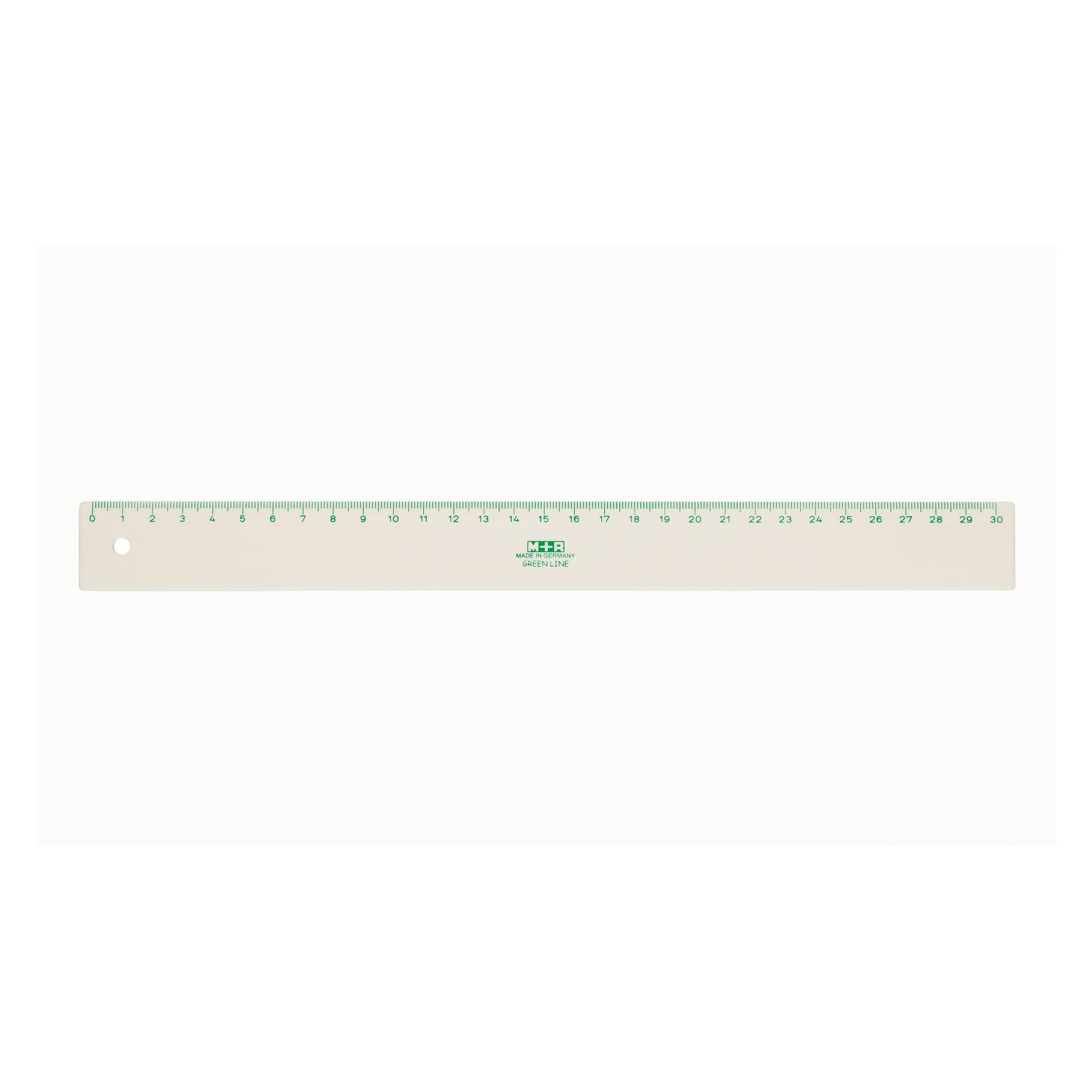 M+r Lineal "Green Line", 300 mm, aus Bio-Werkstoff (30 cm, Kunststoff) (1130 0810)