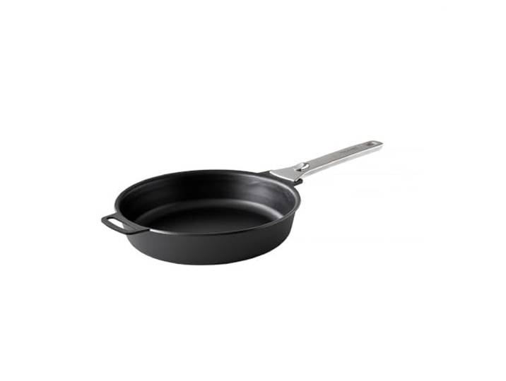 Kockums Jernverk Bratpfanne Kohlenstoffstahl 28 cm Karbonstahl Carbonstahl. Abnehmbarer Griff - Braten & Backen. Induktion, Ceranfeld, Gas, Backofen. PFAS-frei, Made in Sweden