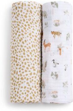 aden + anais aden+anais essentials 2-Pack 100% Cotton Muslin Swaddle Blankets