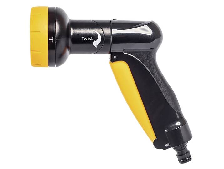 Maximex Gartenbrause Sprinkler 2in1, Schwarz, Kunststoff, 14x21x7 cm, Gartenzubehör, Gartenpflege, Bewässerung