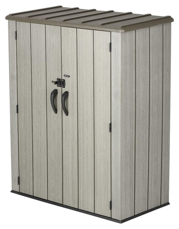 Lifetime Kunststoff Geräteschrank XL Dunkelgrau 70x136x172 cm