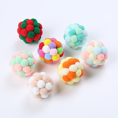 Interaktives Katzenspielzeug, Katzenspielzeugbälle, Mauskäfigspielzeug, Plüsch, künstliche, bunte Katze, Teaser-Spielzeug, Heimtierbedarf, interaktives Plüschspielzeug