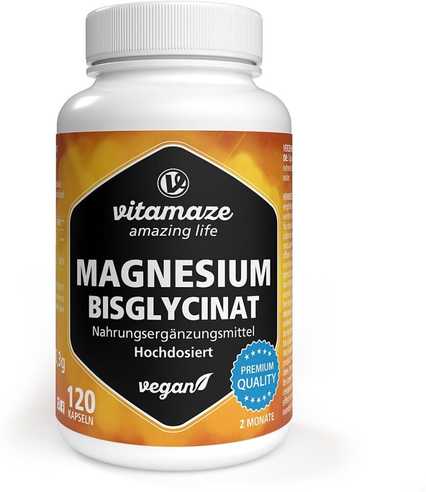 Vitamaze Magnesium Bisglycinat 750 mg Kapseln Vegan
