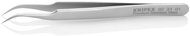 KNIPEX Pince à épiler de précision lisse 120 mm 92 31 01 (92 31 01)