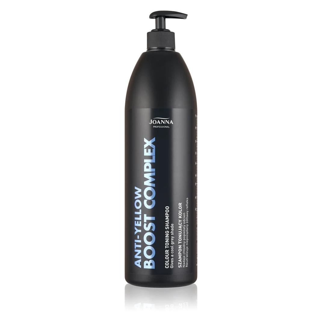 Joanna PROFESSIONAL Anti - Yellow Boost Complex Szampon tonujący kolor - popielaty 1000 ml (Flüssiges Shampoo, 1000 ml) (OTHER)