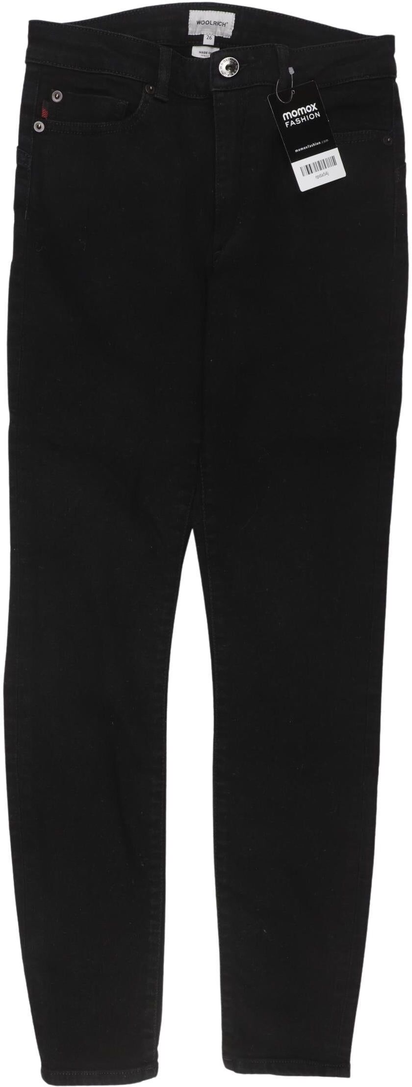 Woolrich Damen Jeans, Schwarz, Gr. W26, kein / Etikett / Elasthan - Second Hand