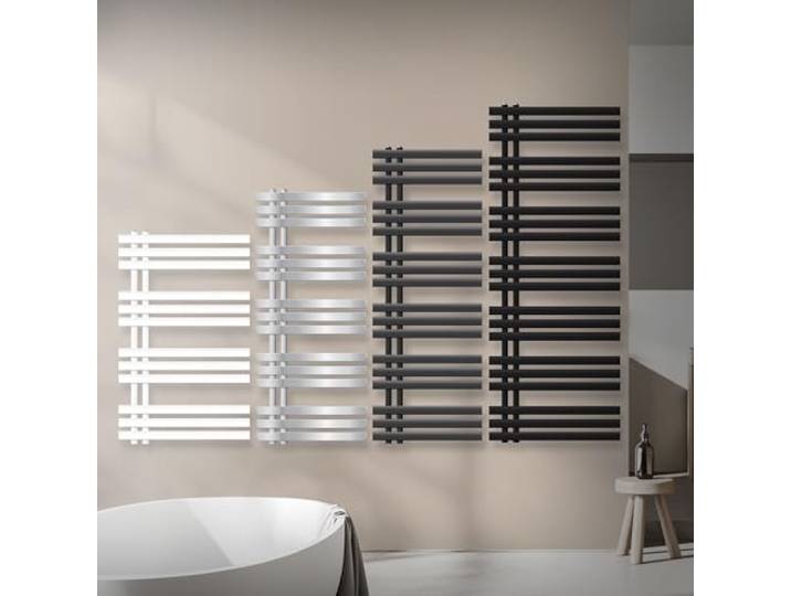 ECD Germany Strijkijzer EM design badkamerradiator - 500 x 1000 mm - wit - designradiator paneelradiator handdoekverwarmer handdoekdroger radiator