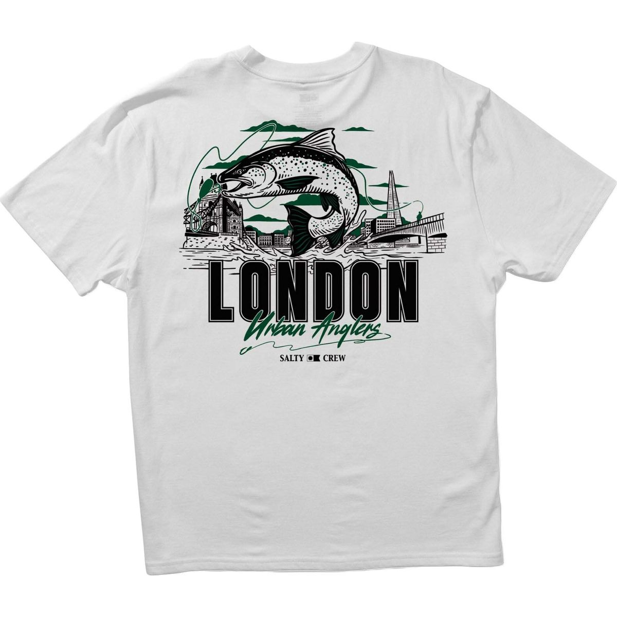 Salty Crew London Urban Angler SS Tee white (WHT) M 25035009E-WHT-M