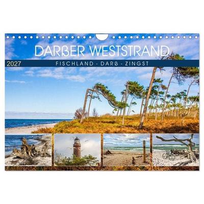 Darßer Weststrand - Fischland Darß Zingst (Wandkalender 2027 DIN A4 quer), CALVENDO Monatskalender