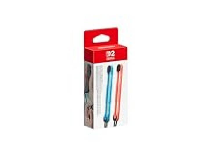 Paire de dragonnes Joy-Con 2 bleu clair/rouge clair