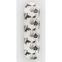 Welcome Till The World Ends 8.7" Skateboard Deck white dip Gr. Uni