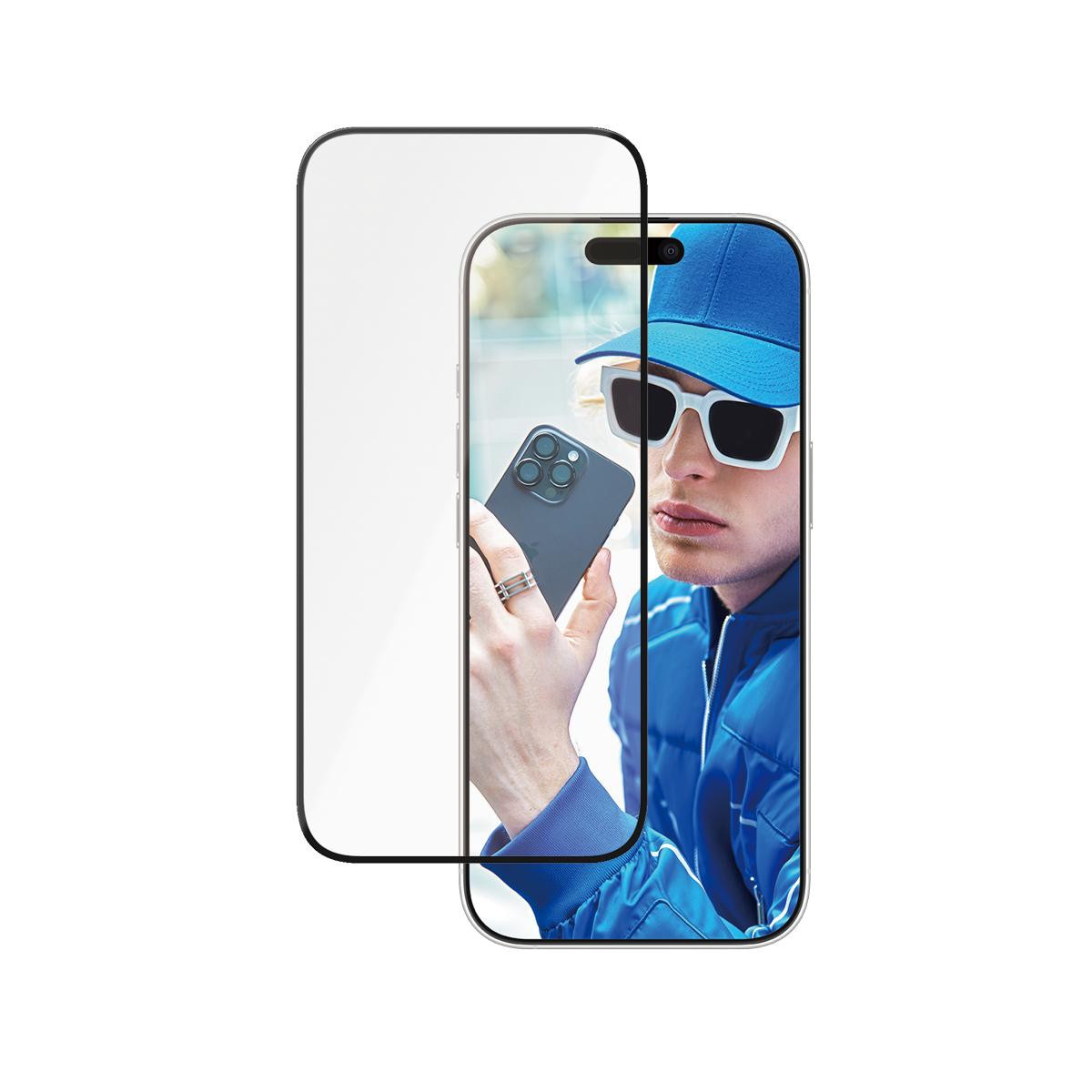 PanzerGlass Ceramic Displayschutz iPhone 16 Pro Ultra-Wide Fit 2854